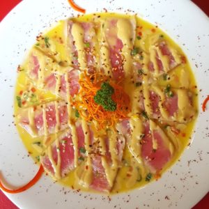 tiradito de atún